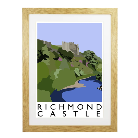 Richmond Castle by Richard O'Neil Graphic Art Print on Paper