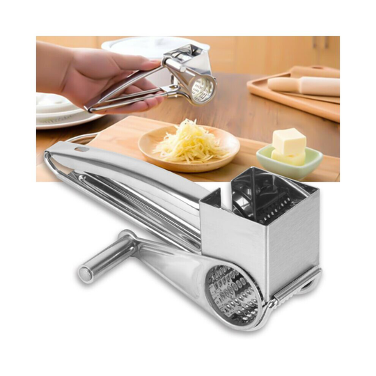 Rotary Stainless Steel Blades Slicer Cheese Grater Kitchen Tool