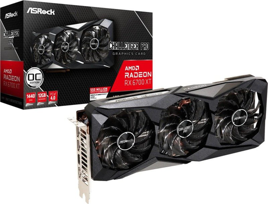 Asrock Radeon RX 6700 XT Challenger Pro 12GB OC Graphics Card