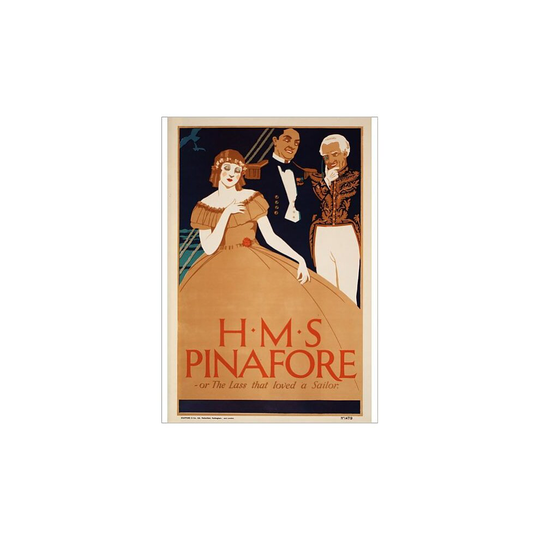(A3 (42x30cm)) Poster advertising HMS Pinafore (Poster Print)