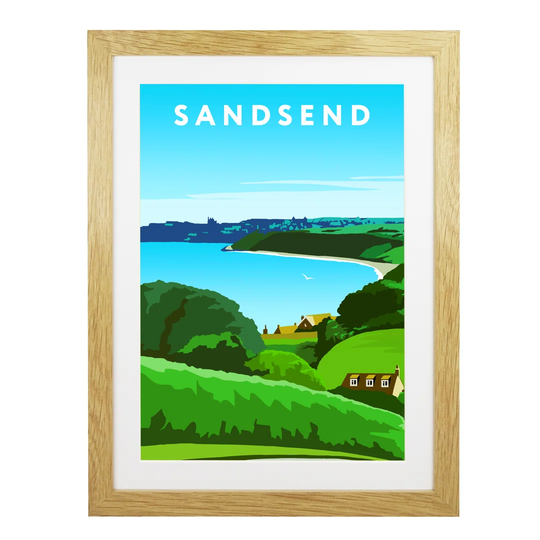 Sandsend 3 by Richard O'Neil - Graphic Art Print on Paper