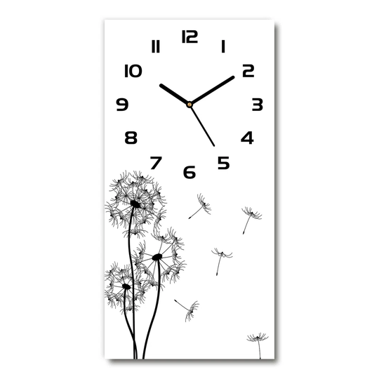 Glass Wall Clock - 30X60cm - Decoration Tempered Safe Glass - Glass Picture Image Wall Art - Modern Decoration Kitchen Bedroom Livingroom -f-47146457