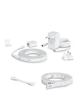 Philips Hue Hue Lightstrip Plus White &Amp; Colour Ambiance 2M + 1M Smart Led Extension Kit With Bluetooth