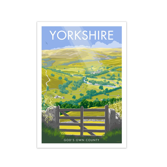 Yorkshire by Stephen Millership - Graphict Art Print on Paper