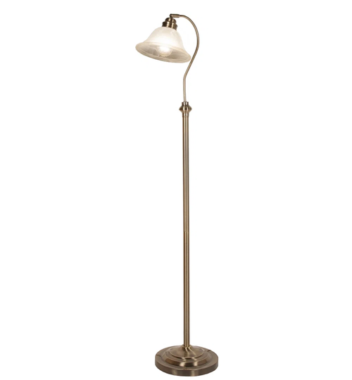 Offutt 140Cm Antique Brass Arched/Arc Floor Lamp