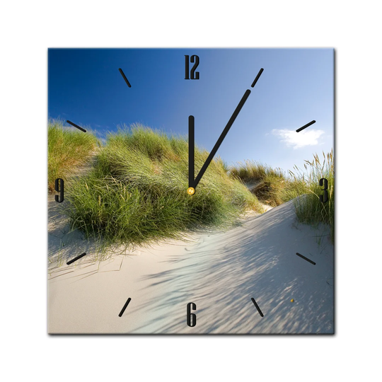 Glass clock - Dune grasses