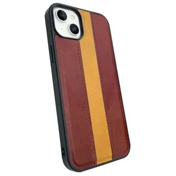 Strap Series iPhone 14 Coated Case - Wine Red