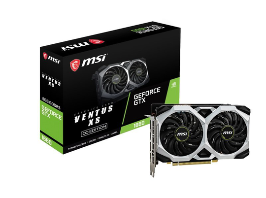 MSI GeForce GTX 1660 VENTUS XS 6GB OC GDDR5 Graphics Card