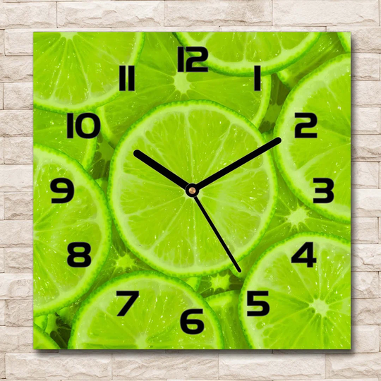 Hasiba Limes Silent Wall Clock