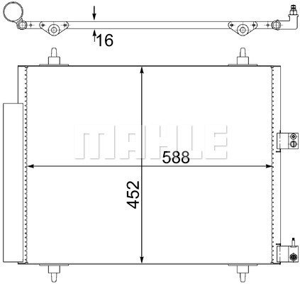 Condenser Air Conditioning 8FC351305-221 by BEHR