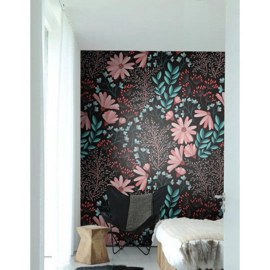 Laussat Floral Wallpaper