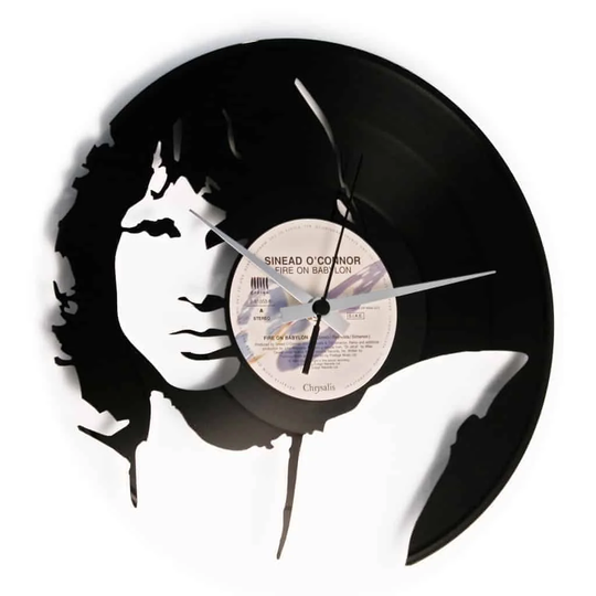Vinyl Inspired by the Doors and Jim Morrison 30cm Silent Wall Clock