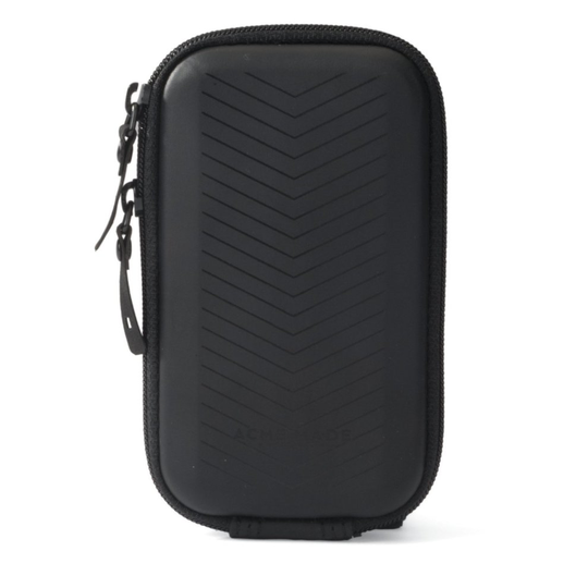 Black Compact Universal Hard Shell Zip Case For Small Digital Camera Sony Canon