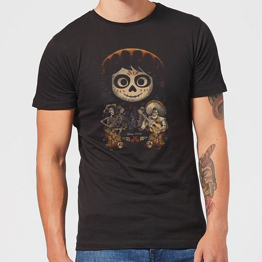 Coco Miguel Face Poster Men's T-Shirt - Black - S - Black