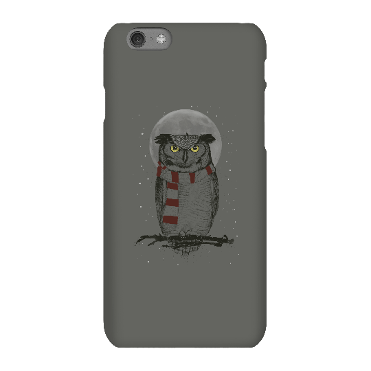 Balazs Solti Owl And Moon Phone Case for iPhone and Android - iPhone 6S - Snap Case - Matte