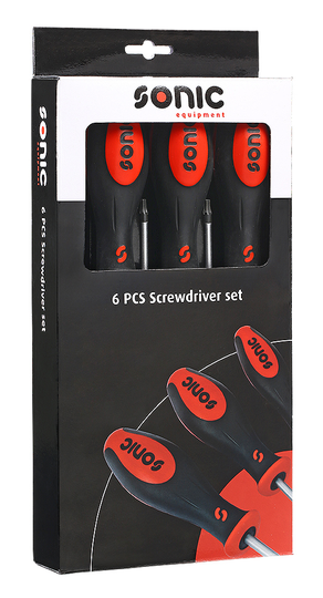 Screwdriver set in colored box 6 pcs. 600618