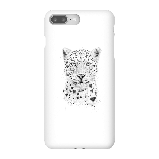 Balazs Solti Love Hearts Phone Case for iPhone and Android - iPhone 8 Plus - Snap Case - Gloss