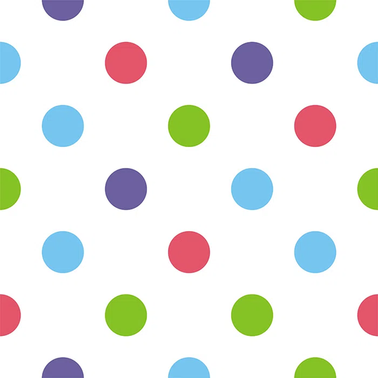 Walllpaper Roll 416X254cm Mural Decoration Wallpaper Material With Print Kitchen Livingroom Bedroom - Big Polka Dotsful