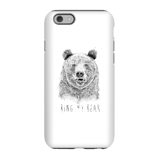 Balazs Solti Ring My Bear Phone Case for iPhone and Android - iPhone 6S - Tough Case - Matte