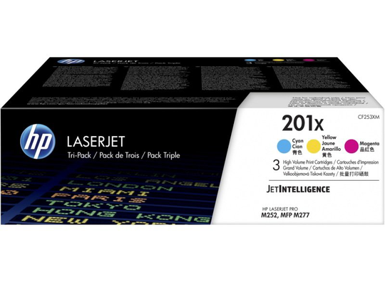 HP 201X High Yield Colour Original Toner Cartridge - CF253XM