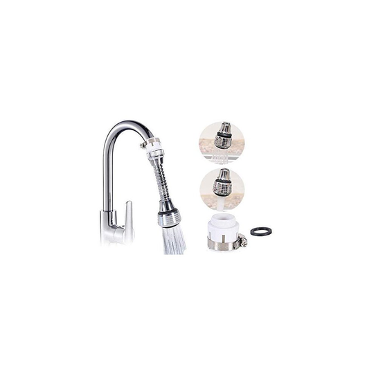 Rotatable Water Bubbler Kitchen Tap Aerator 360 Degree Rotating Water Swivel Faucet for Bathroom Kitchen Tap Nozzle Filter Adapter by Koksi