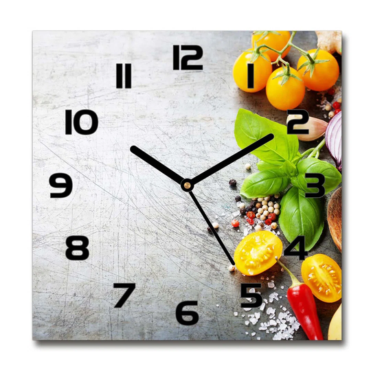 Harjap Vegetables Silent Wall Clock