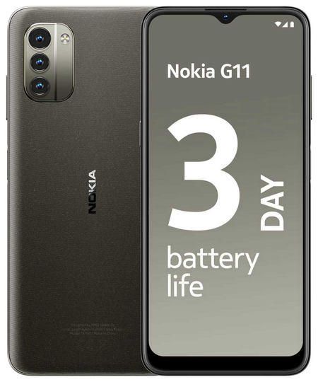 SIM Free Nokia G11 32GB Mobile Phone - Charcoal