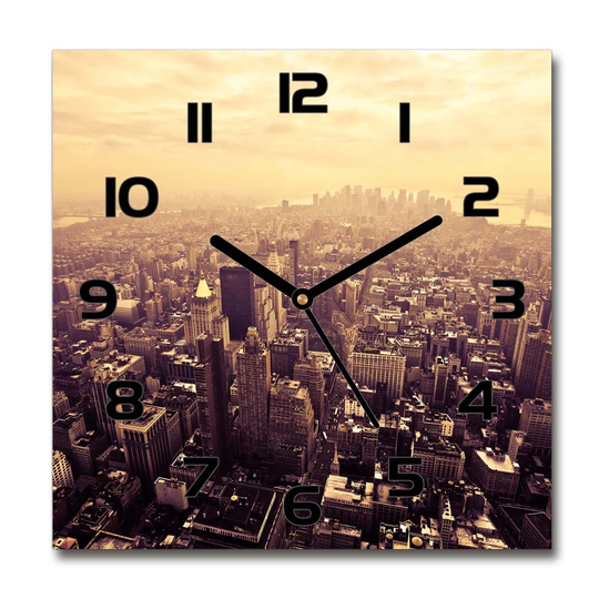 Heathr Manhattan New York Silent Wall Clock