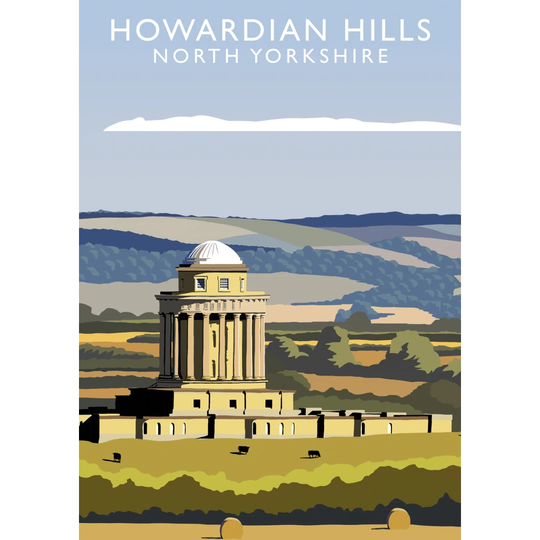 Howardian Hills by Richard O'Neil - Graphic Art Print on Paper