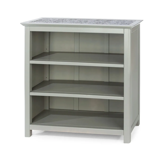 Core Products Perth Low Bookcase With Stone Top Grey