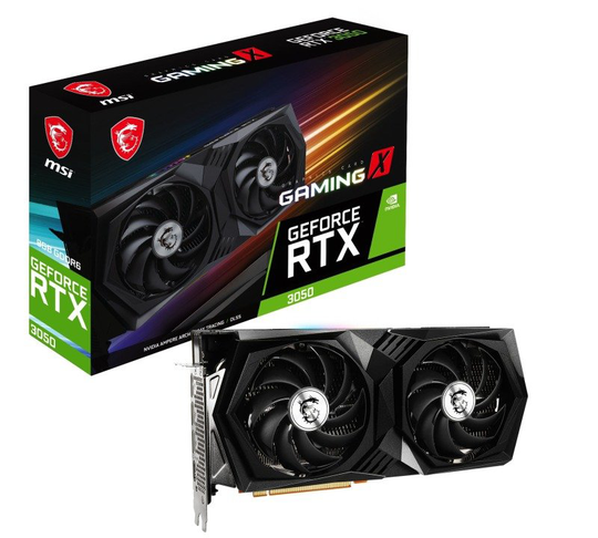 MSI GeForce RTX 3050 8GB GAMING X Graphics Card