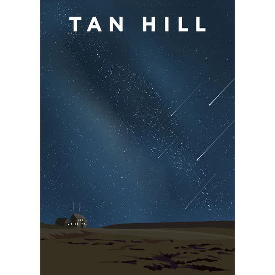 Tan Hill Night - Richard O'Neil - Graphic Art Print on Paper