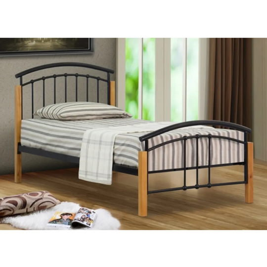 SleepOn Sienna Small Double Bed Frame Black