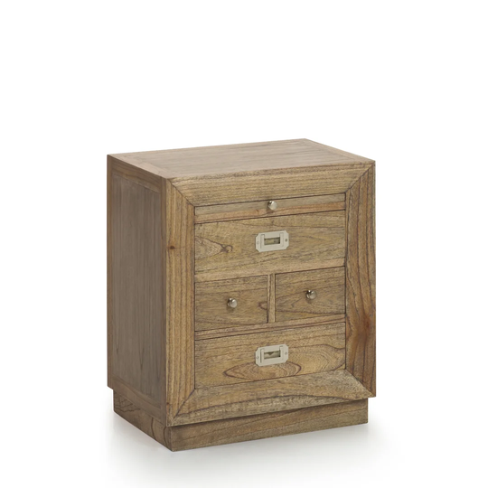 Merapi 4 Drawer Bedside Table