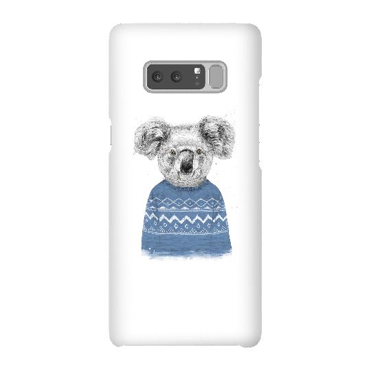 Balazs Solti Koala And Jumper Phone Case for iPhone and Android - Samsung Note 8 - Snap Case - Matte