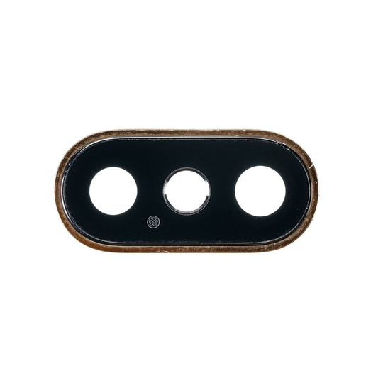 For iPhone XS - iPhone XS Max - Rear Camera Lens With Bezel - Gold
