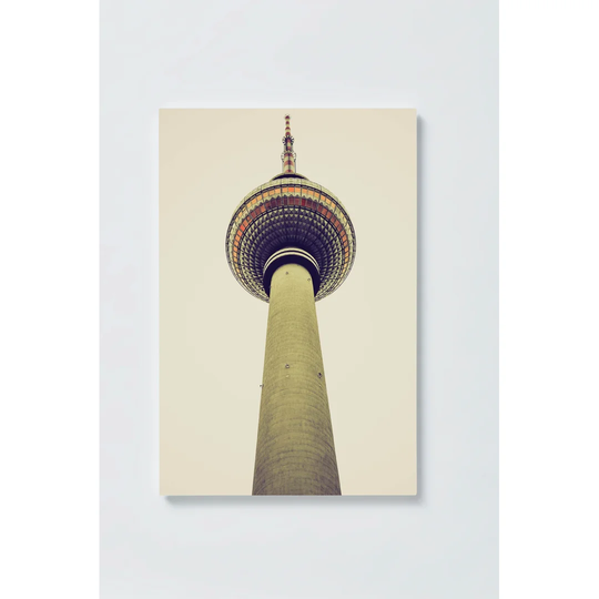 TV Tower Magnetic Wall Mounted Cork Board