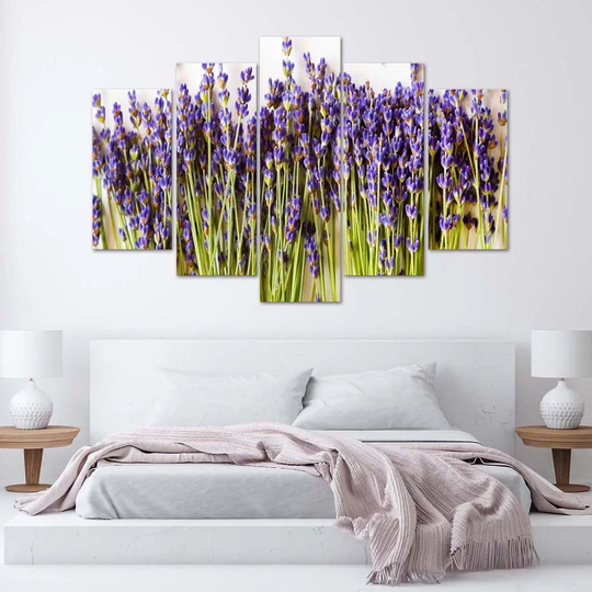Canvas Print Lavender Flowers Nature