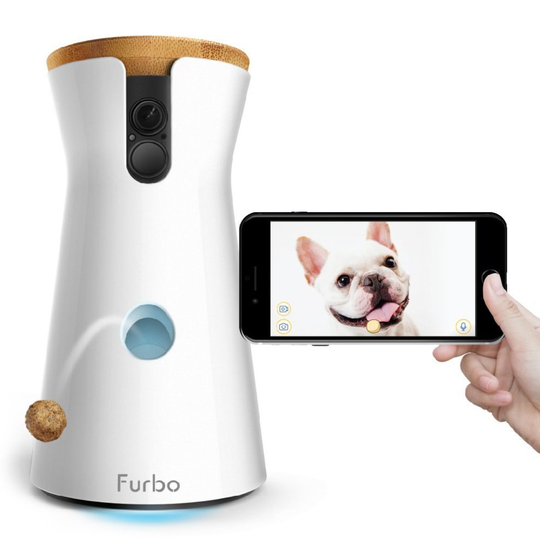 Furbo Dog Camera: Treat Tossing, Full HD Wifi Pet Camera and 2-Way Audio, Designed for Dogs