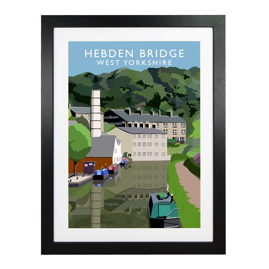 Hebden Bridge by Richard O'Neil - Graphic Art Print on Paper
