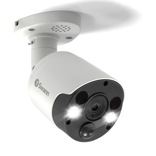 Swann 4K Ultra HD Bullet Camera with Spotlight & Siren