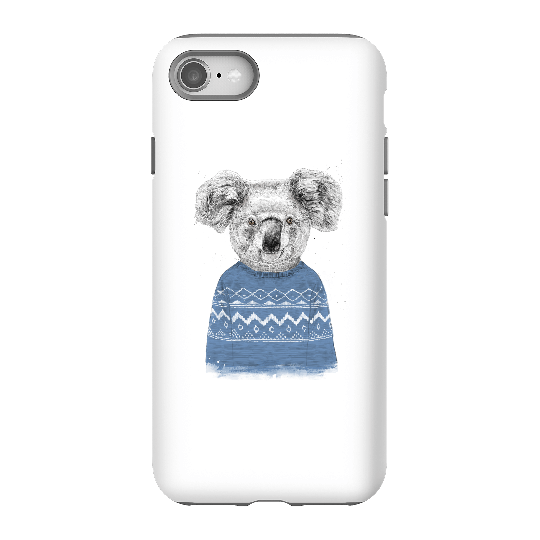Balazs Solti Koala And Jumper Phone Case for iPhone and Android - iPhone 8 - Tough Case - Gloss