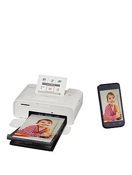Canon Selphy Cp1300 Compact Wifi Photo Printer White With Ink And 108X Paper - Photo Printer With Rp-108 Ink And 108 X Paper