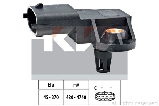 Air Pressure Sensor, height adaptation Made in Italy - OE Equivalent 493167 KW 493167