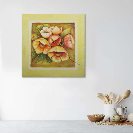 Canvas Print Colourful Flowers Plants