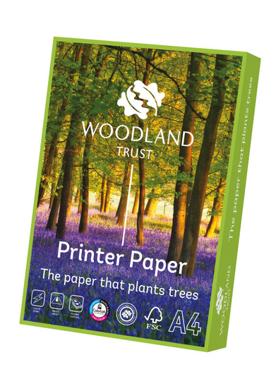 Woodland Trust A4 Paper 75GSM - Pack Of 2,500