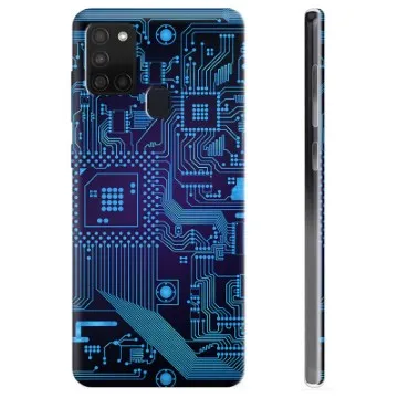 Samsung Galaxy A21s TPU Case - Circuit Board