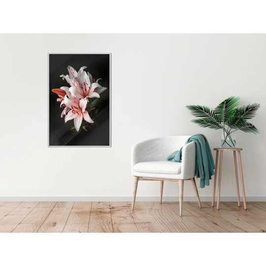 Poster - Pale Pink Lilies