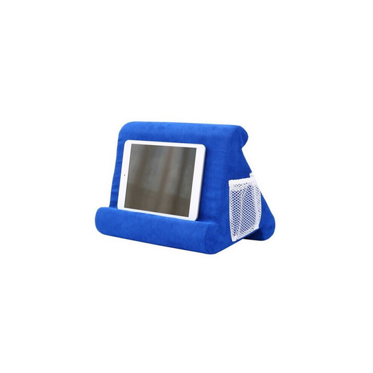 (Blue) Tablet Pillow Book Reader Rest Lap CushionFor iPad