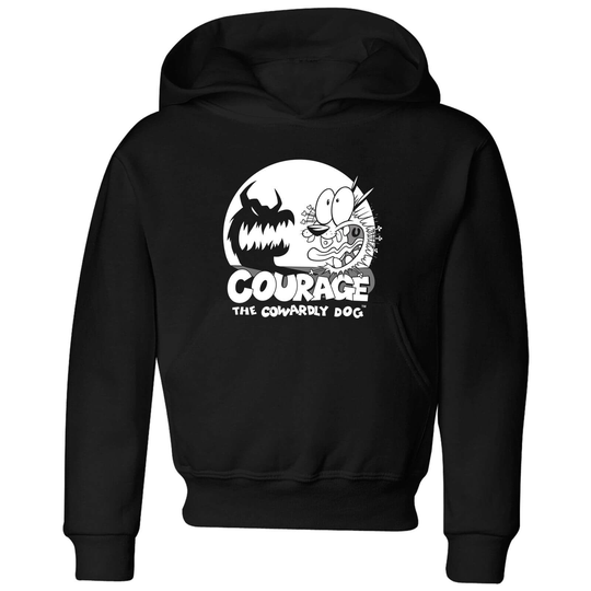 Courage The Cowardly Dog Spotlight Kids' Hoodie - Black - 3-4 Years - Black